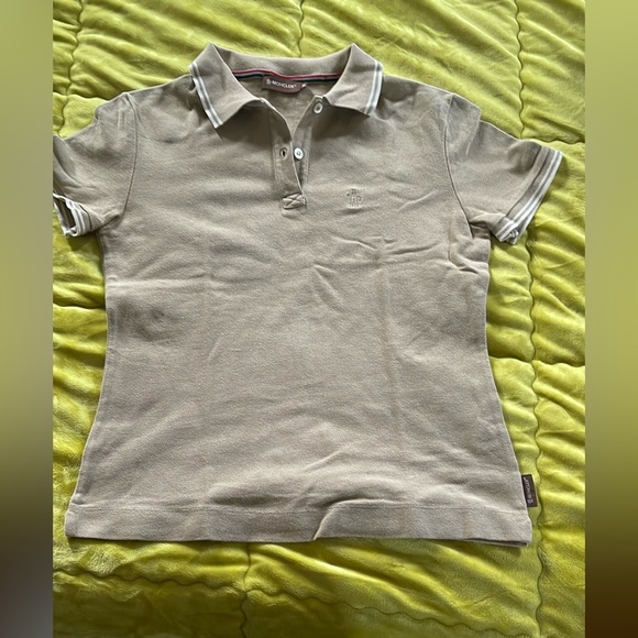 Moncler Beige Short Sleeve Tee - Picture 2 of 3